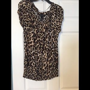 Inc leopard print top
